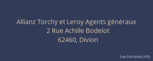 Allianz Torchy et Leroy Agents généraux