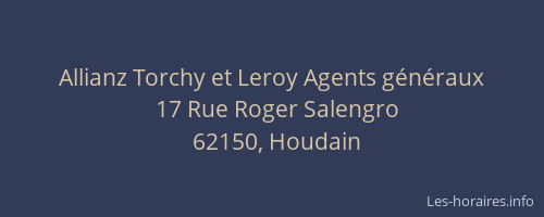 Allianz Torchy et Leroy Agents g&eacute;n&eacute;raux