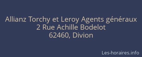 Allianz Torchy et Leroy Agents généraux