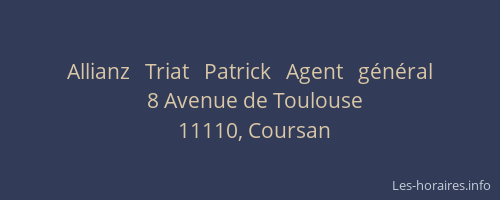 Allianz   Triat   Patrick   Agent   général
