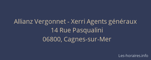 Allianz Vergonnet - Xerri Agents généraux