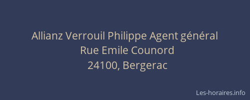 Allianz Verrouil Philippe Agent général