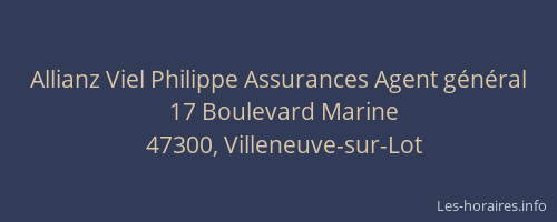 Allianz Viel Philippe Assurances Agent g&eacute;n&eacute;ral