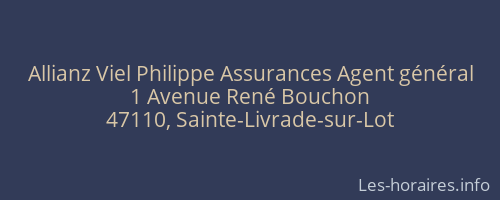 Allianz Viel Philippe Assurances Agent général