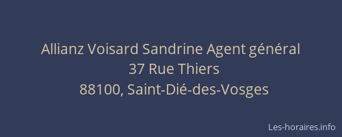 Allianz Voisard Sandrine Agent général