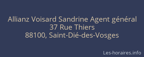 Allianz Voisard Sandrine Agent général