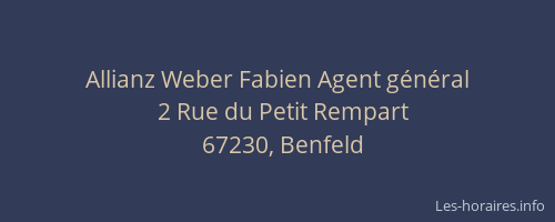 Allianz Weber Fabien Agent général