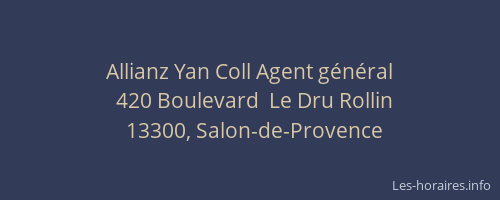 Allianz Yan Coll Agent général