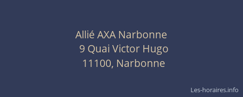 Allié AXA Narbonne