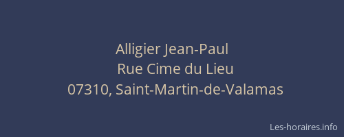 Alligier Jean-Paul