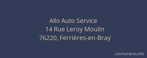 Allo Auto Service