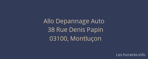 Allo Depannage Auto