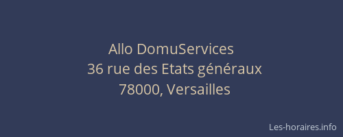 Allo DomuServices