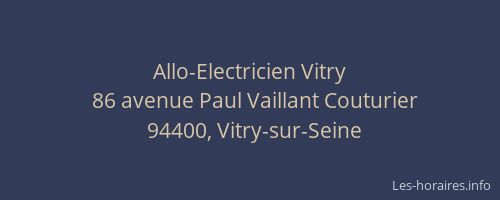 Allo-Electricien Vitry