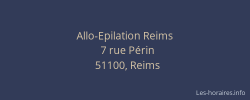 Allo-Epilation Reims