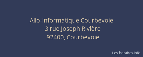 Allo-Informatique Courbevoie
