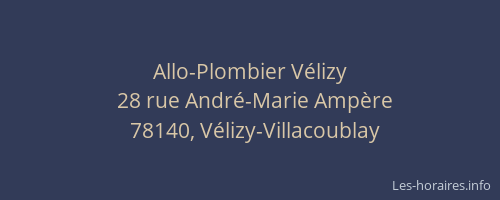 Allo-Plombier Vélizy