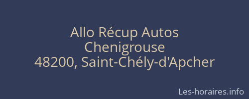 Allo Récup Autos