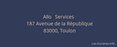 Allo   Services