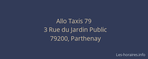 Allo Taxis 79
