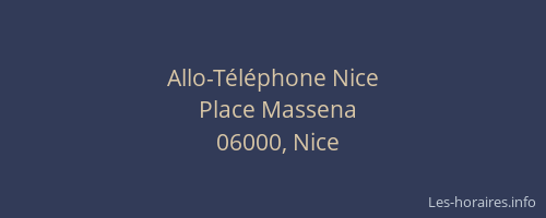 Allo-Téléphone Nice