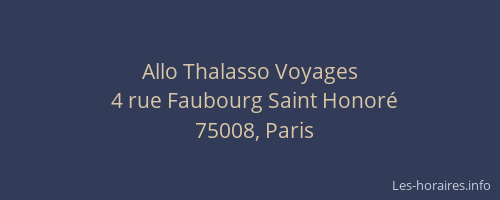 Allo Thalasso Voyages