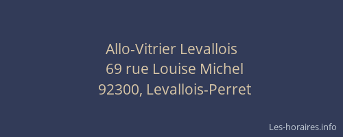 Allo-Vitrier Levallois