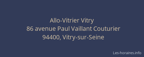 Allo-Vitrier Vitry