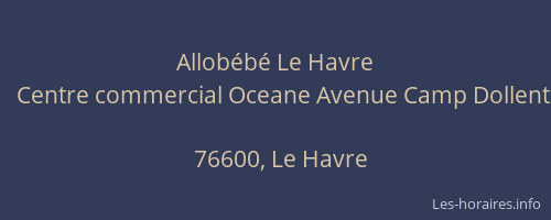 Allobébé Le Havre