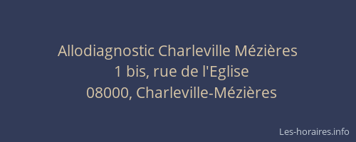Allodiagnostic Charleville Mézières