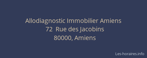 Allodiagnostic Immobilier Amiens