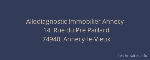 Allodiagnostic Immobilier Annecy