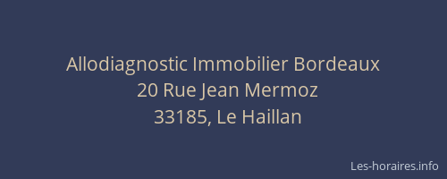 Allodiagnostic Immobilier Bordeaux