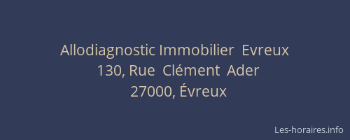 Allodiagnostic Immobilier  Evreux