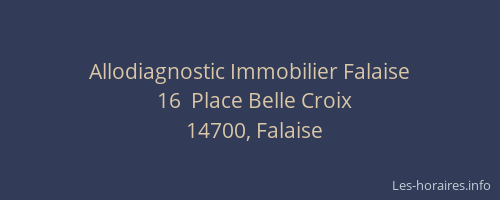 Allodiagnostic Immobilier Falaise
