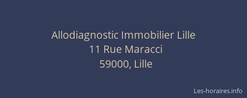 Allodiagnostic Immobilier Lille