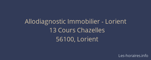 Allodiagnostic Immobilier - Lorient