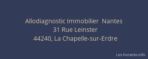 Allodiagnostic Immobilier  Nantes