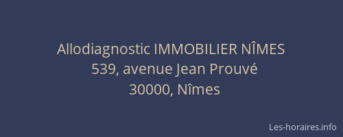 Allodiagnostic IMMOBILIER NÎMES
