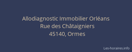 Allodiagnostic Immobilier Orléans