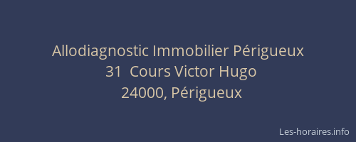 Allodiagnostic Immobilier Périgueux