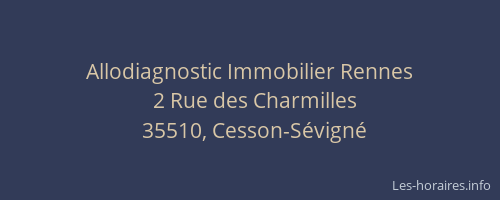 Allodiagnostic Immobilier Rennes