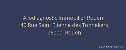 Allodiagnostic Immobilier Rouen