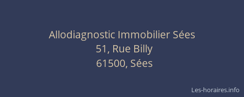 Allodiagnostic Immobilier S&eacute;es