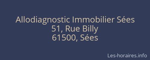 Allodiagnostic Immobilier Sées