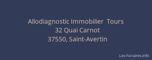 Allodiagnostic Immobilier  Tours