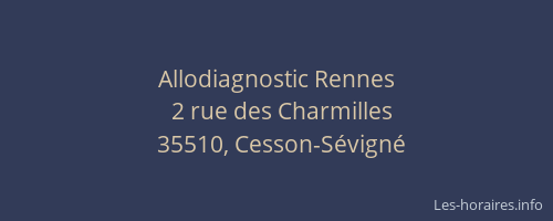 Allodiagnostic Rennes