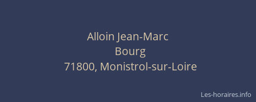 Alloin Jean-Marc
