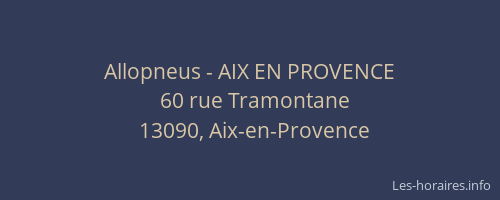 Allopneus - AIX EN PROVENCE