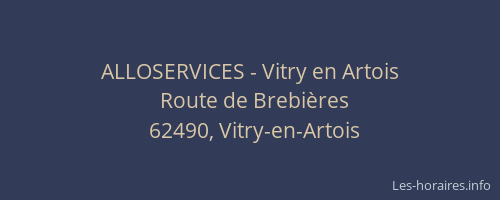 ALLOSERVICES - Vitry en Artois